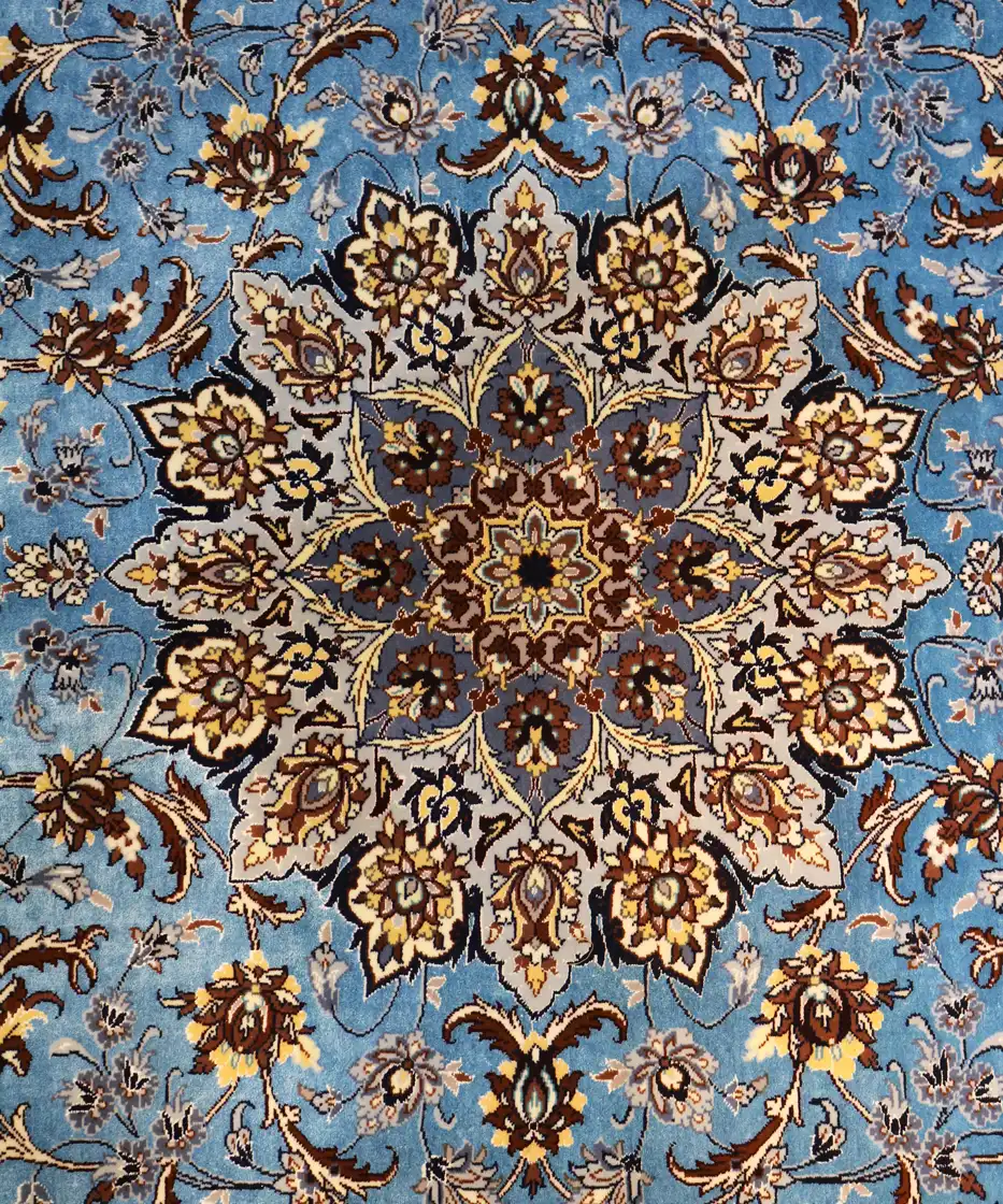 Handmade Blue Persian Isfahan