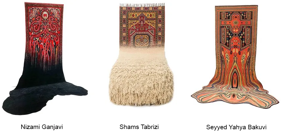 The Triptych of Characters Rug