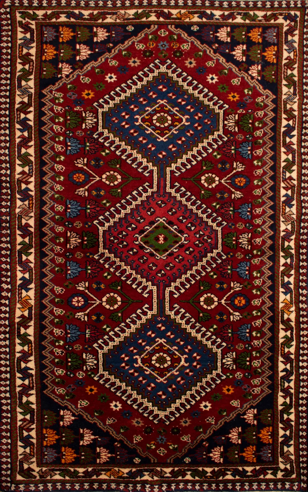 Authentic Shahreza Isfahan Wool Carpet