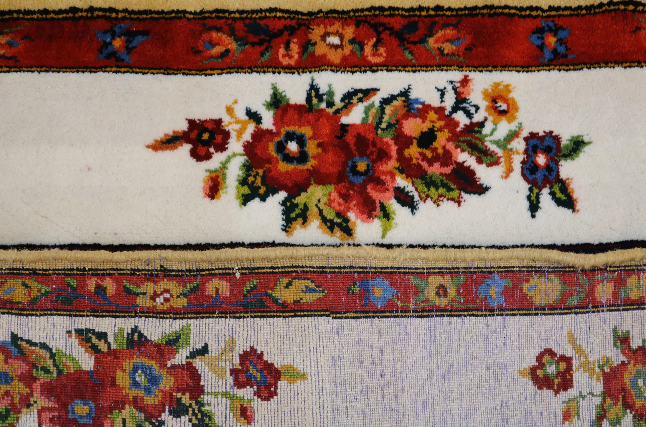 Original Shahrekord Handwoven Woolen Carpet