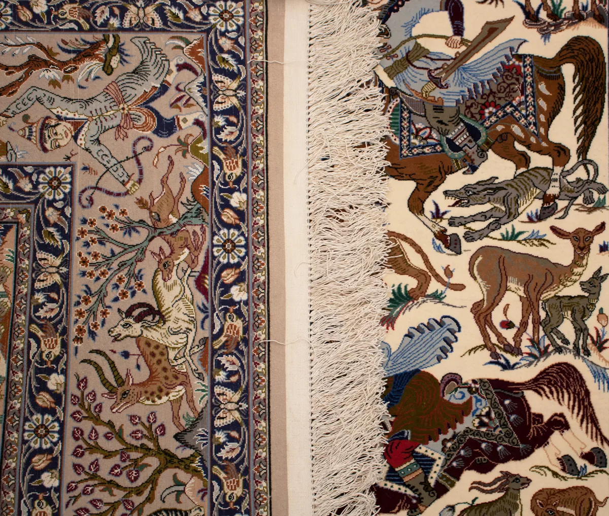 Handwoven Isfahan Persian Rug