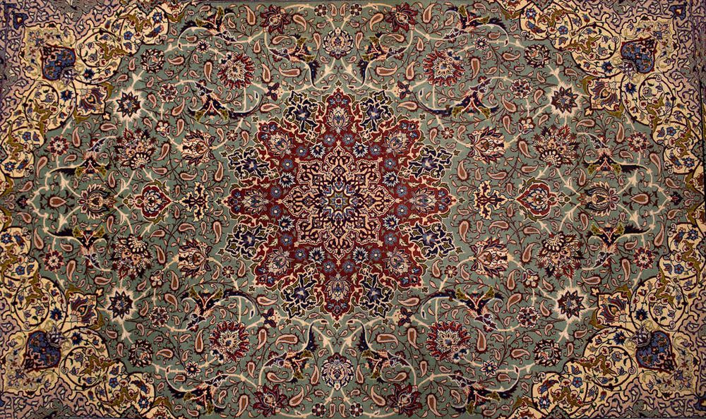 Antique Isfahan Carpet