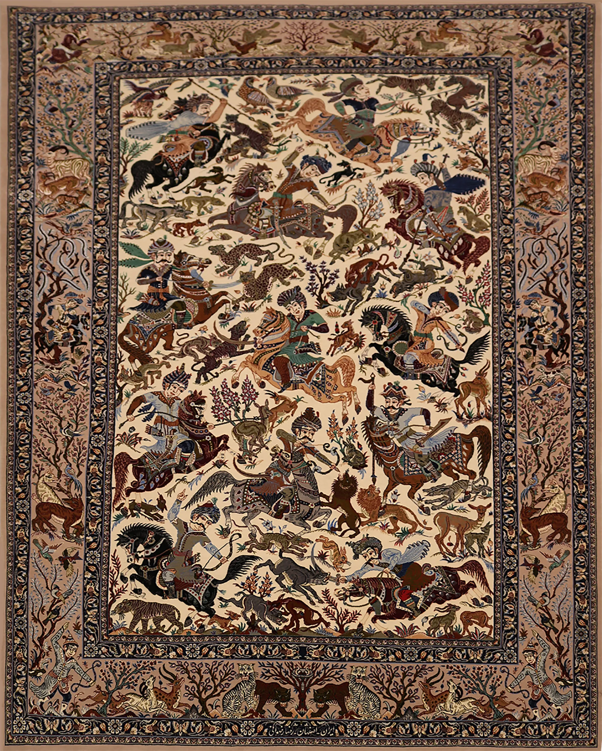Handwoven Isfahan Persian Rug