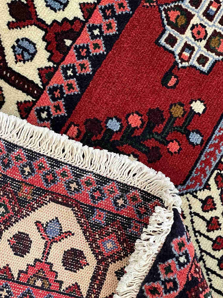 Hand Knotted Persian Saveh Rug