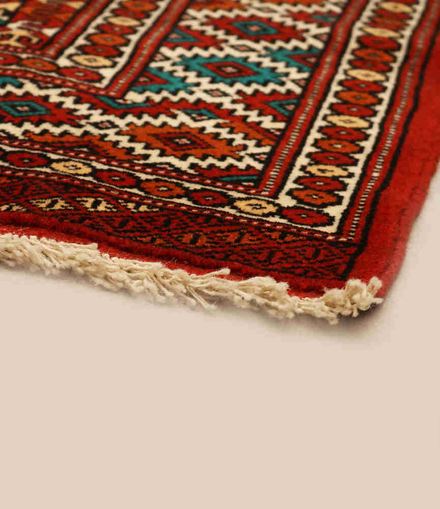 Handwoven Turkaman Rug