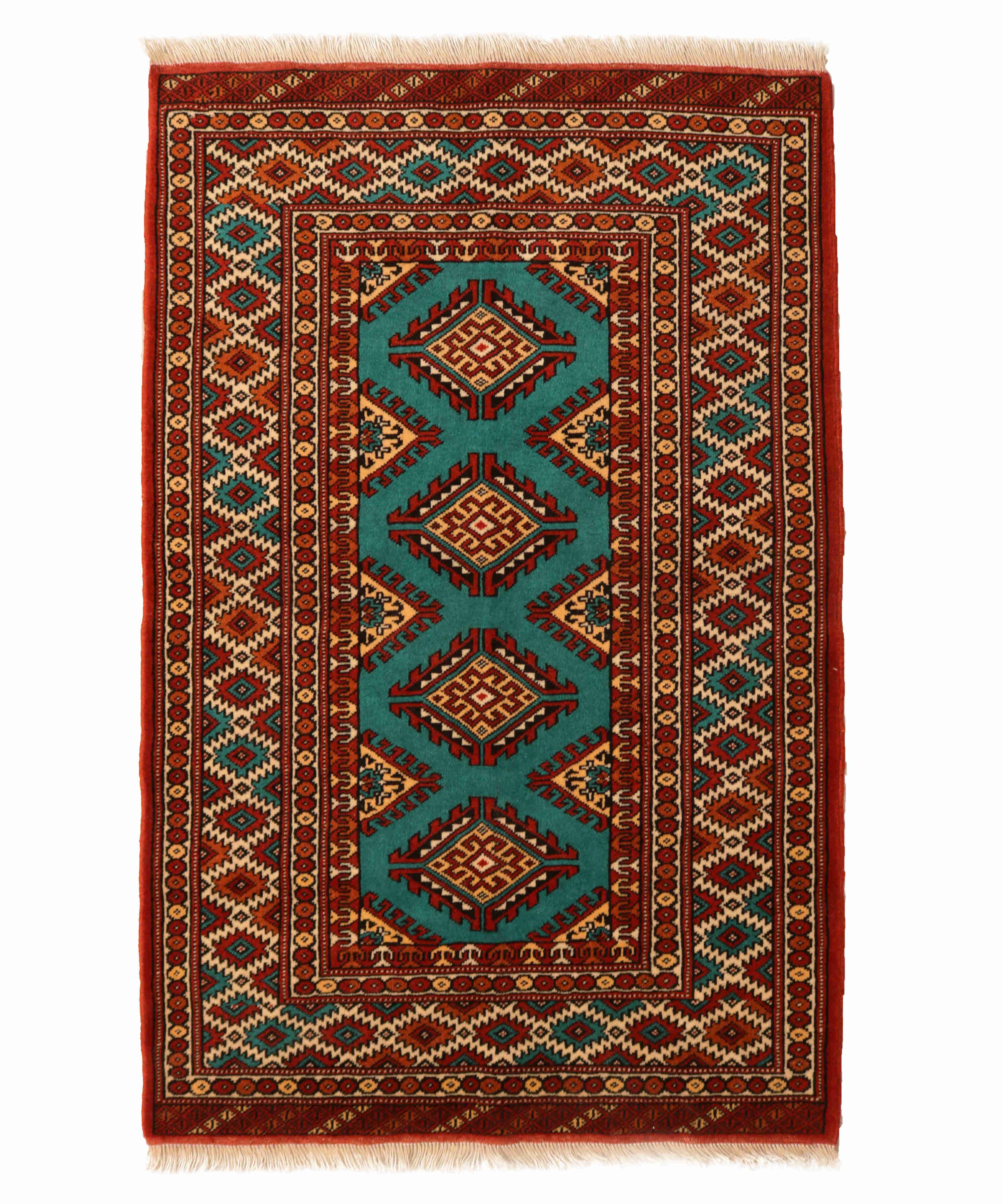 Handwoven Turkaman Rug