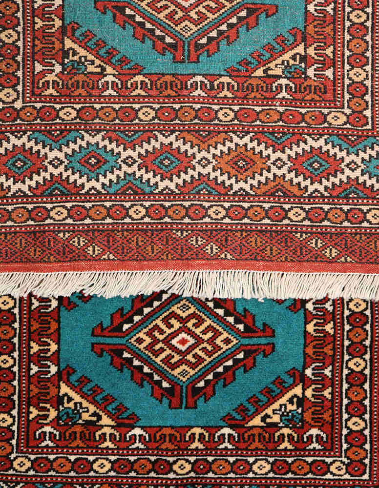 Handwoven Turkaman Rug