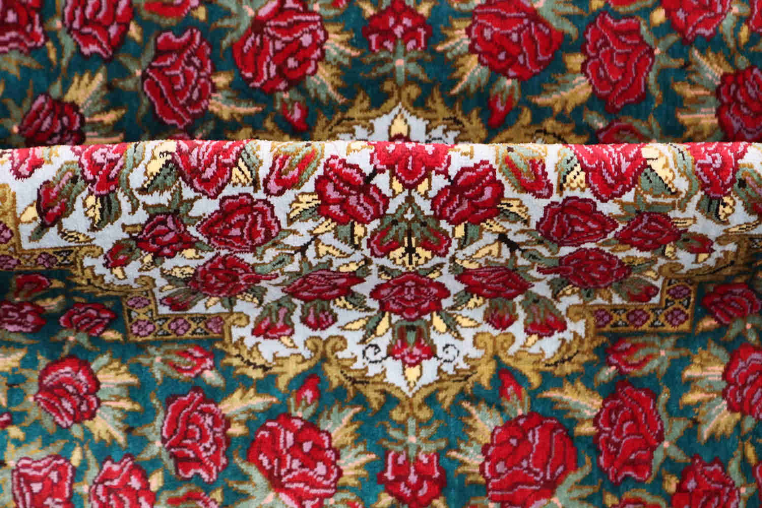 Persian Qum Red Rug