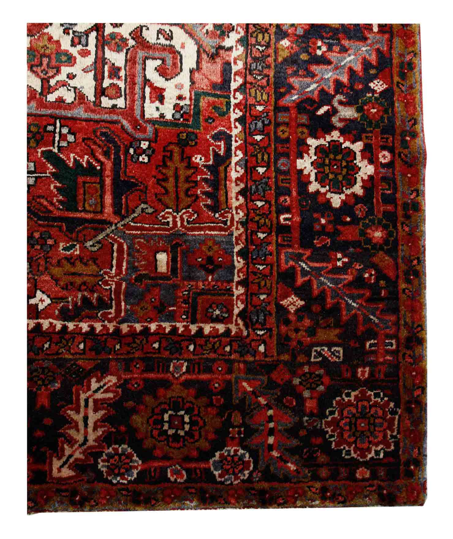 Handmade Traditional Red Persian Bakhshayesh Wool Rug 43171