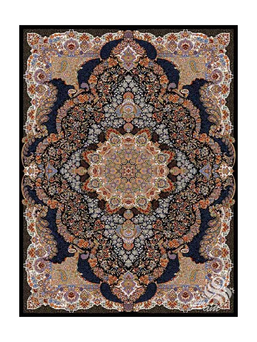 Machine-made Floral Medallion Persian Synthetic Area Rug 729
