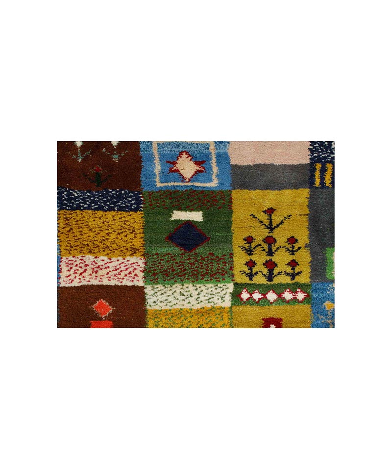 Handmade Persian Tribal Wool Gabbeh Rug 21625