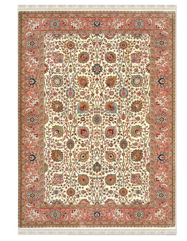 Persian machine-made Kerman rug 1812