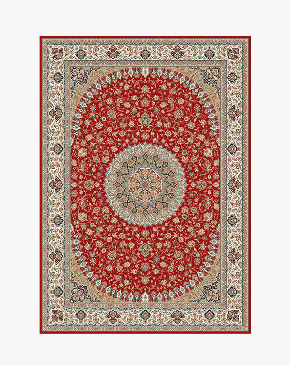 Traditional Isfahan machine-made carpet MAH01