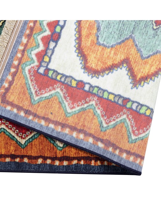 Persian modern tribal machine-made carpet 100332