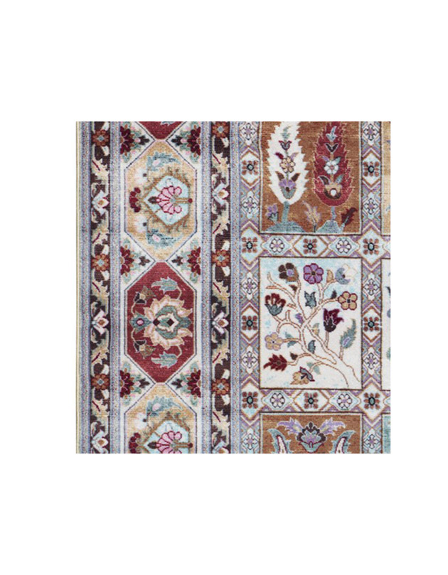 Machine-made Modern Persian Bakhtiari Area Carpet 100326