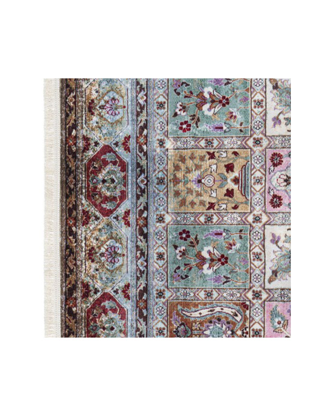 Machine-made Modern Persian Bakhtiari Area Carpet 100326
