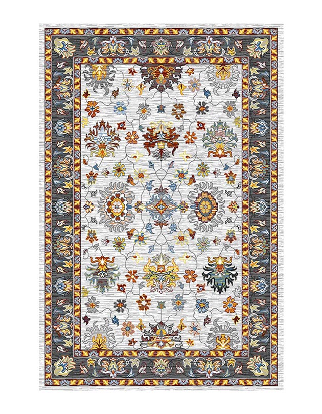Machine-made Transitional Persian Bijar carpet 8003