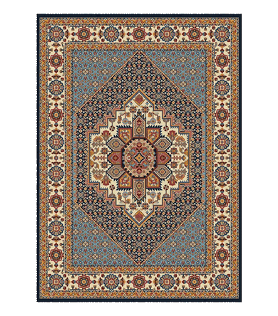 Transitional Bijar machine-made carpet 5190