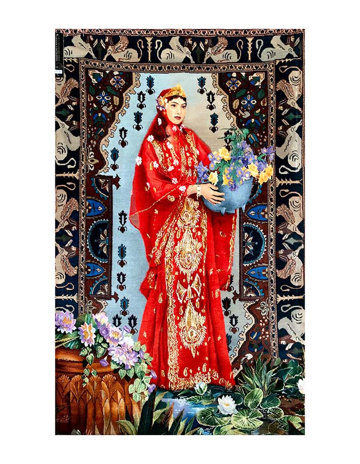 Handmade Persian Pictorial Carpet 1102719