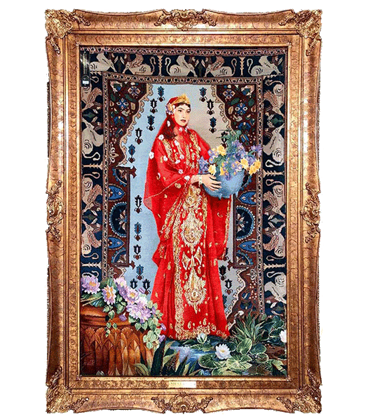 Handmade Persian Pictorial Carpet 1102719