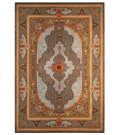 Persian Qom machine-made rug jamshidi
