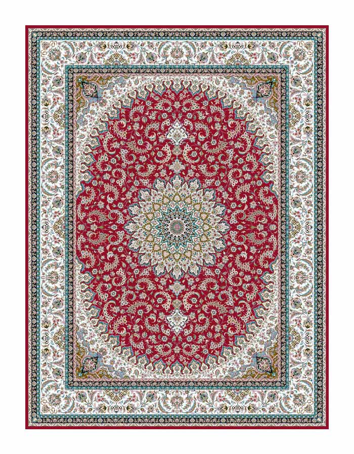 Machine-made Traditional Persian Nain Area Carpet mahjabin