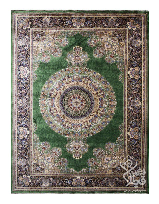 Persian machine-made Kerman rug G243