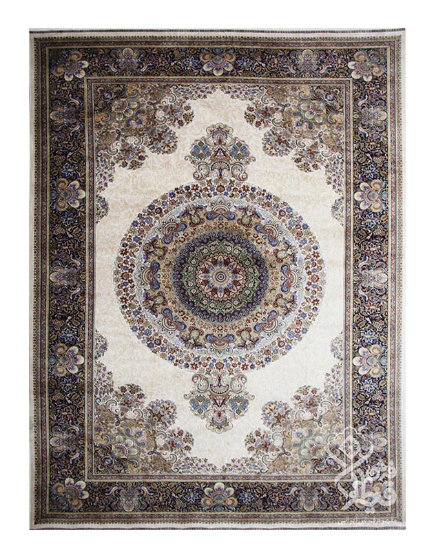 Persian machine-made Kerman rug G243