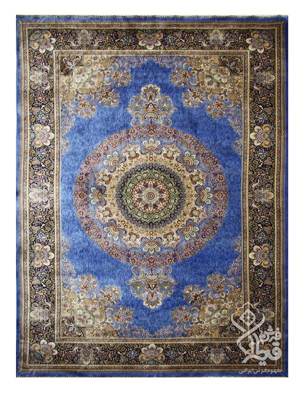 Persian machine-made Kerman rug G243