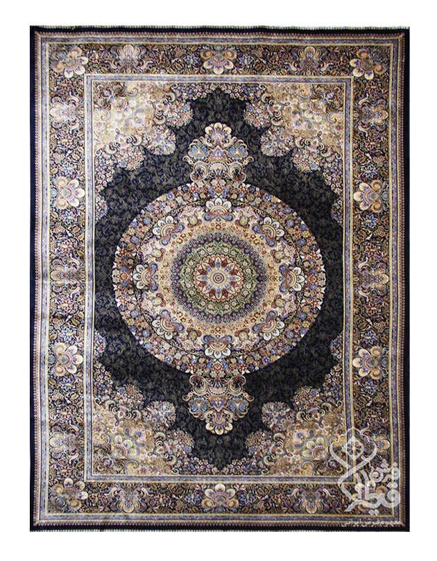 Persian machine-made Kerman rug G243