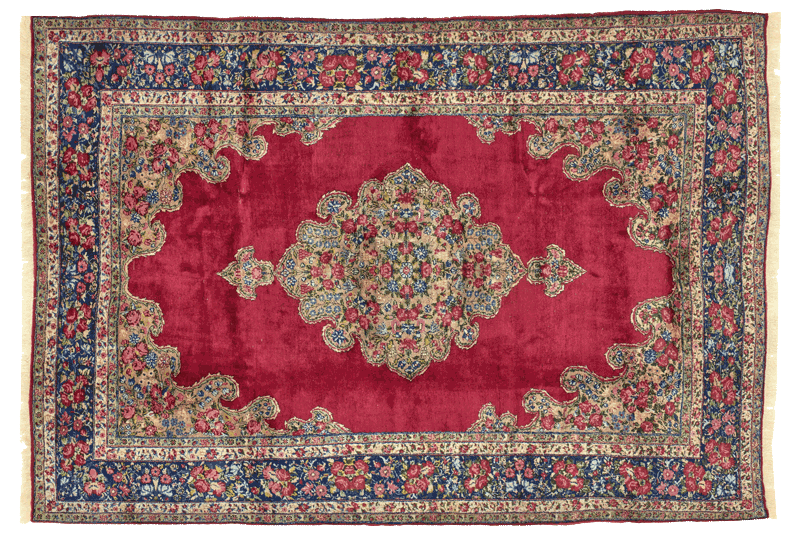 Antique Kerman Rug from Farmand Gallery