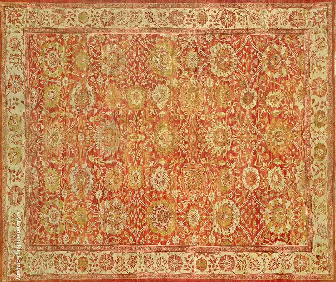 Antique Sultanabad Rug from Claremont Rug Collection